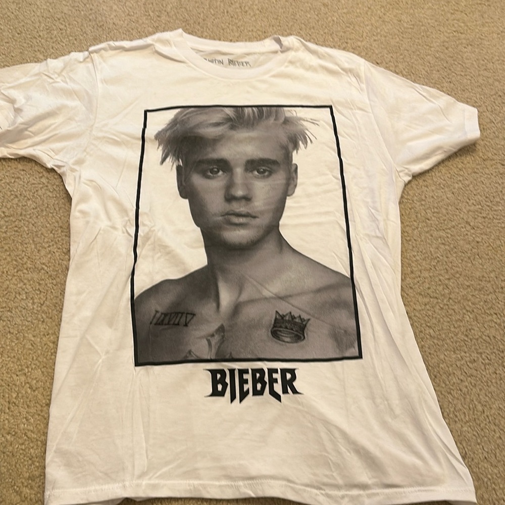 Justin Beiber White T-Shirt